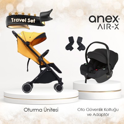 Anex Air-X Kabin Boy Travel Set - Hardal - Thumbnail