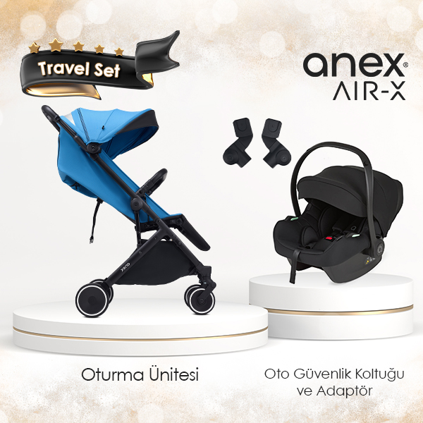 Anex Air-X Kabin Boy Travel Set - Mavi