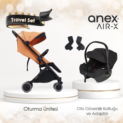 Anex Air-X Kabin Boy Travel Set - Toffee - Thumbnail