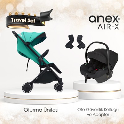 Anex Air-X Kabin Boy Travel Set - Yeşil - Thumbnail