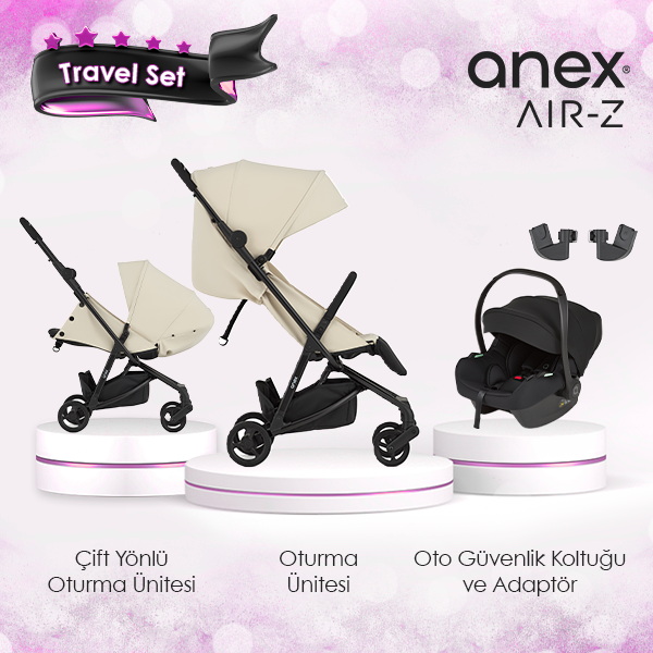 Anex Air-z Kabin Boy Travel Sistem Bebek Arabası Seti - Oaty