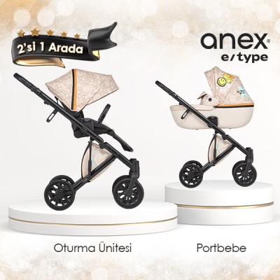 Anex e/type özel seri - 2'si 1 arada set - Joy Smiley - Thumbnail