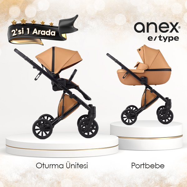 Anex e/type - 2'si 1 arada set - Karamel