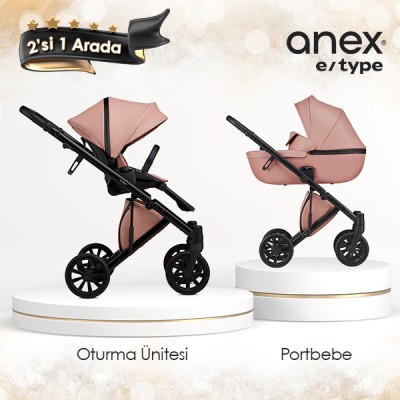 Anex® - Anex e/type - 2'si 1 arada set - Şeftali