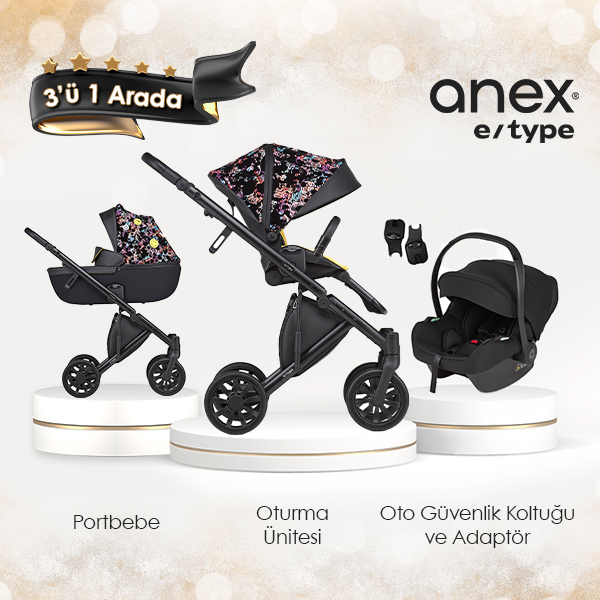 Anex e/type özel seri 3'ü 1 arada set - Art Smiley