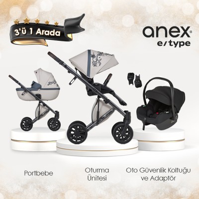 Anex® - Anex e/type özel seri 3'ü 1 arada set - Eden