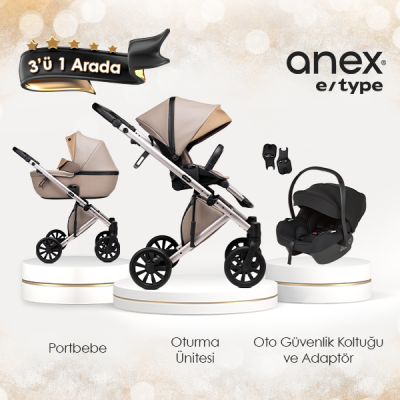 Anex® - Anex e/type özel seri - 3'ü 1 arada set - Truffle
