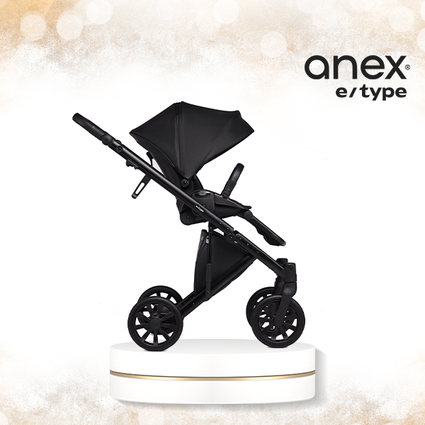 Anex e/type bebek arabası - Siyah