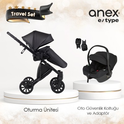Anex® - Anex e/type travel set - Siyah