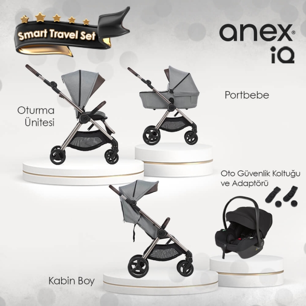 Anex IQ Premium Smart Travel Set - Pure