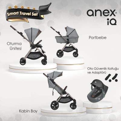 Anex IQ Premium Smart Travel Set - Pure - Thumbnail