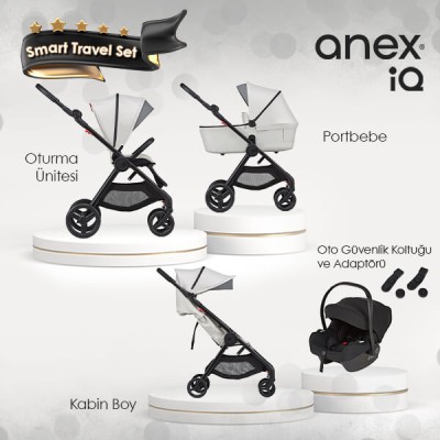 Anex IQ Smart Travel Set - Pastel - Thumbnail