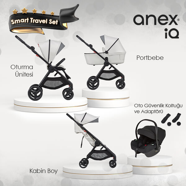 Anex IQ Smart Travel Set - Pastel