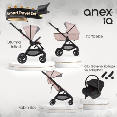 Anex IQ Smart Travel Set - Rosy - Thumbnail