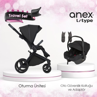 Anex l/type travel set - Onyx - Thumbnail