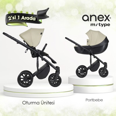 Anex® - Anex m/type - 2'si 1 arada set - Sage