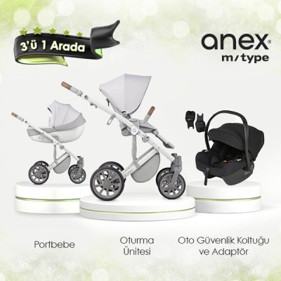 Anex® - Anex m/type - 3'ü 1 arada set - Arctic