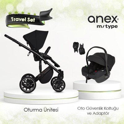 Anex m/type travel set - Siyah - Thumbnail