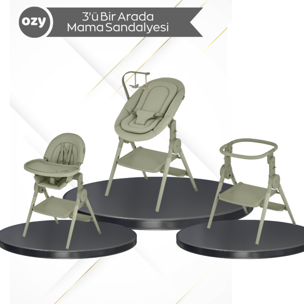 Anex Ozy 3′ü 1 Arada Mama Sandalyesi - June - ÖN SİPARİŞ (ARALIK SONU TESLİM)