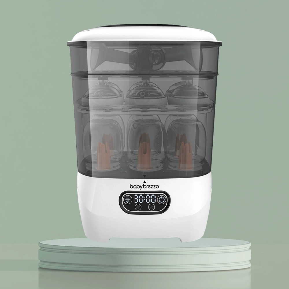 BabyBrezza Sterilizer Dryer Advanced – 3'ü 1 Arada Biberon ve Aksesuar Buharlı Sterilizatör & Kurutucu