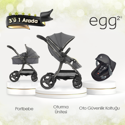 egg2 3'ü 1 Arada Set - Quartz - Thumbnail