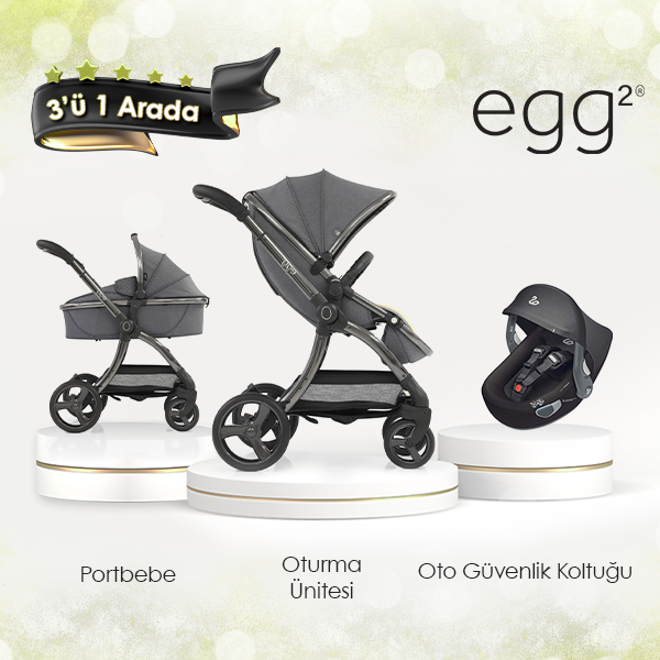 egg2 3'ü 1 Arada Set - Quartz