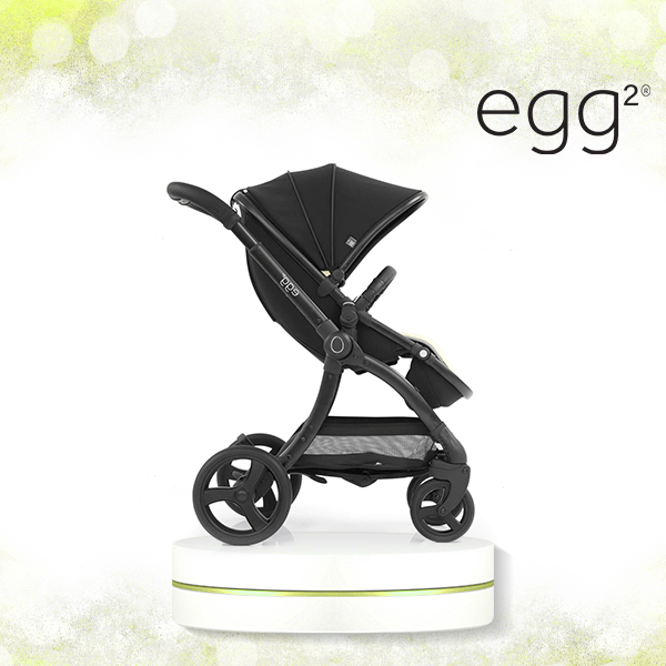 egg2 Özel Seri Bebek Arabası - Just Black