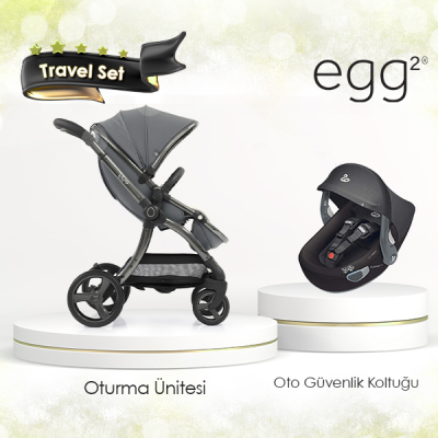 Egg® - egg2 Özel Seri Travel Set - Jurassic Grey