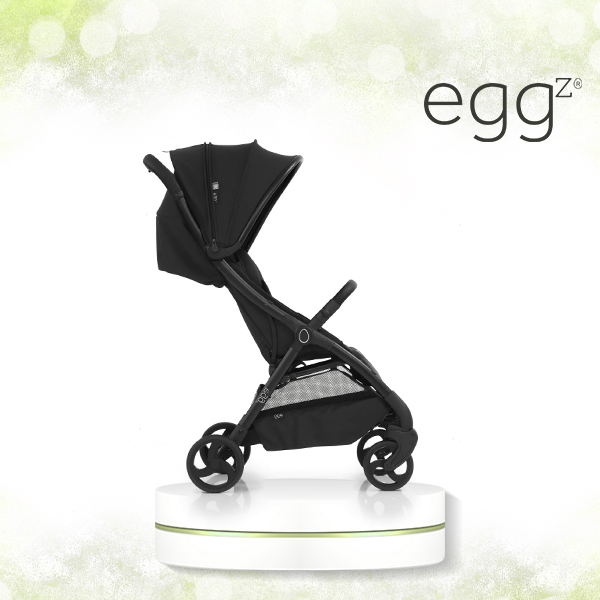 eggZ Bebek Arabası - Just Black