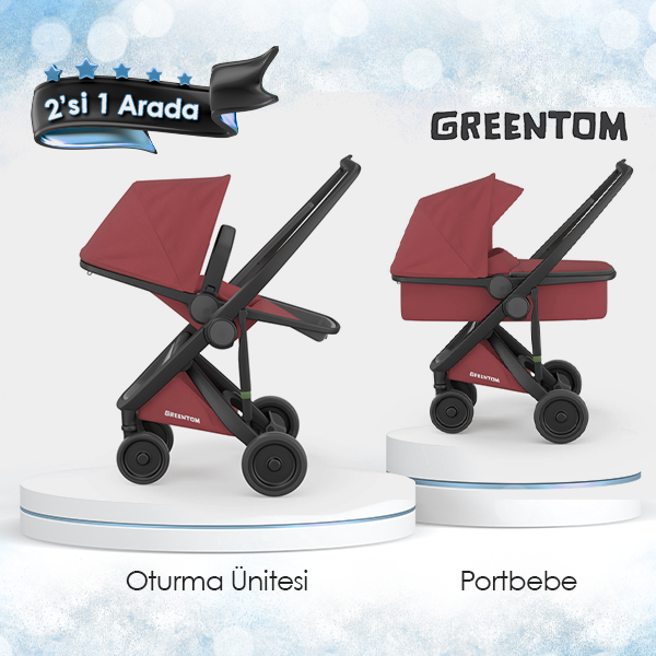 Greentom 2'si 1 Arada Set - Çilek