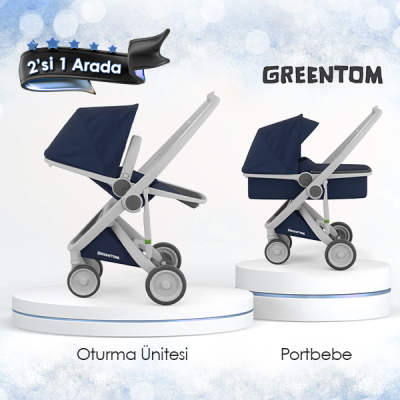 Greentom® - Greentom 2'si 1 Arada Set - Mavi