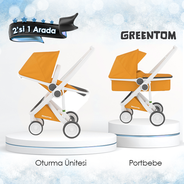 Greentom 2'si 1 Arada Set - Sarı