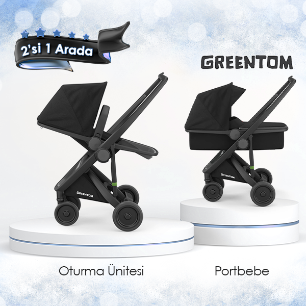 Greentom 2'si 1 Arada Set - Siyah