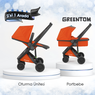 Greentom® - Greentom 2'si 1 Arada Set - Turuncu