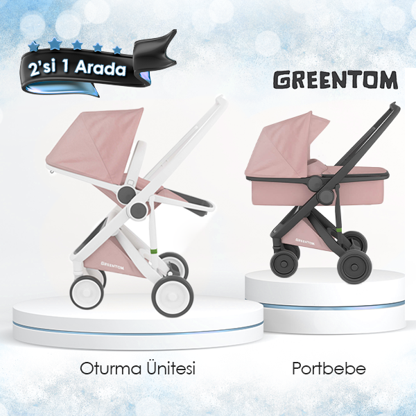 Greentom 2'si 1 Arada Set - Yavruağzı