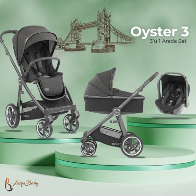 Oyster3 - 3'ü 1 Arada Set - Pepper - Thumbnail