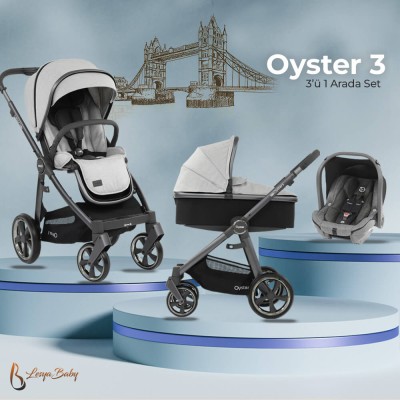 Oyster® - Oyster3 - 3'ü 1 Arada Set - Silver Tonic